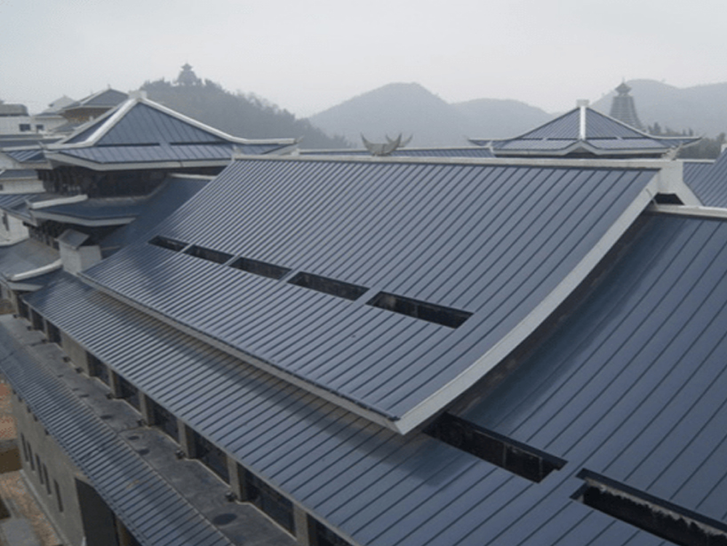 仿古瓦施工案例